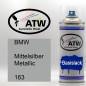 Preview: BMW, Mittelsilber Metallic, 163: 400ml Sprühdose, von ATW Autoteile West.